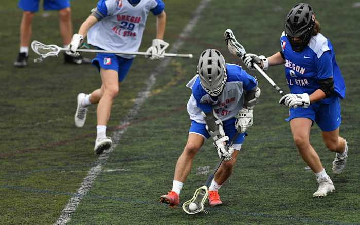 Oregon high school boys lacrosse 2022 all star game Taylor Balkom 43